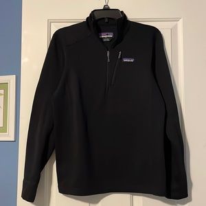 Black Patagonia zip up pullover Size Small